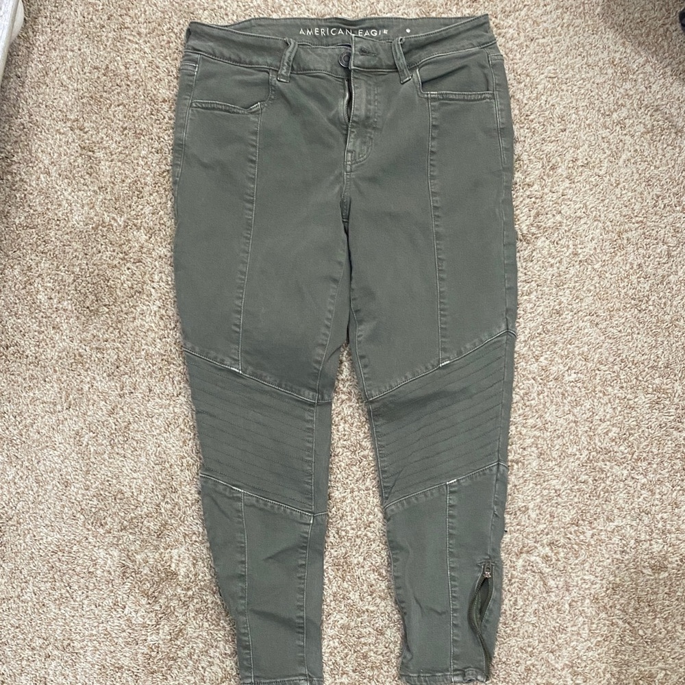 American Eagle Outfitters Gray Ankle Jeans